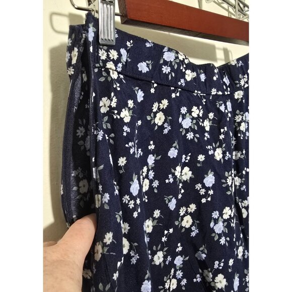 Hollister Mini Skirt Large Ultra High Rise Floral 90s Style Ditzy Casual Retro - Picture 9 of 15